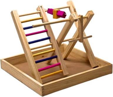 Brinquedo Playground Para Calopsita Periquito Twister Hamster (ESCADA 40CM)