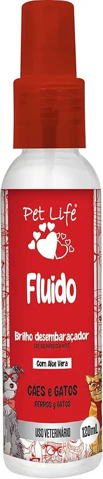 Fluido Desembaraçador Cães e Gatos Pet Life 120 mL
