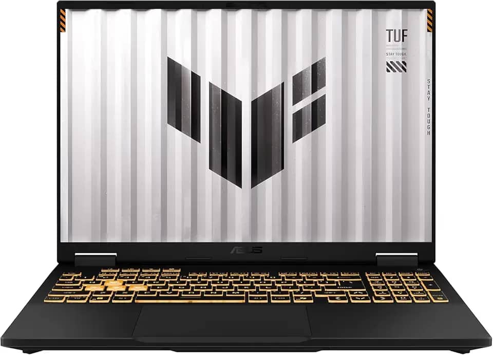 ASUS Laptop TUF Gaming F16 de 16 polegadas FHD + tela de 165 Hz, Intel Core i7-14650HX, 32 GB RAM, SSD de 1 TB, NVIDIA GeForce RTX 5060 8 GB, Windows 11, notebook para jogos cinza de alto desempenho