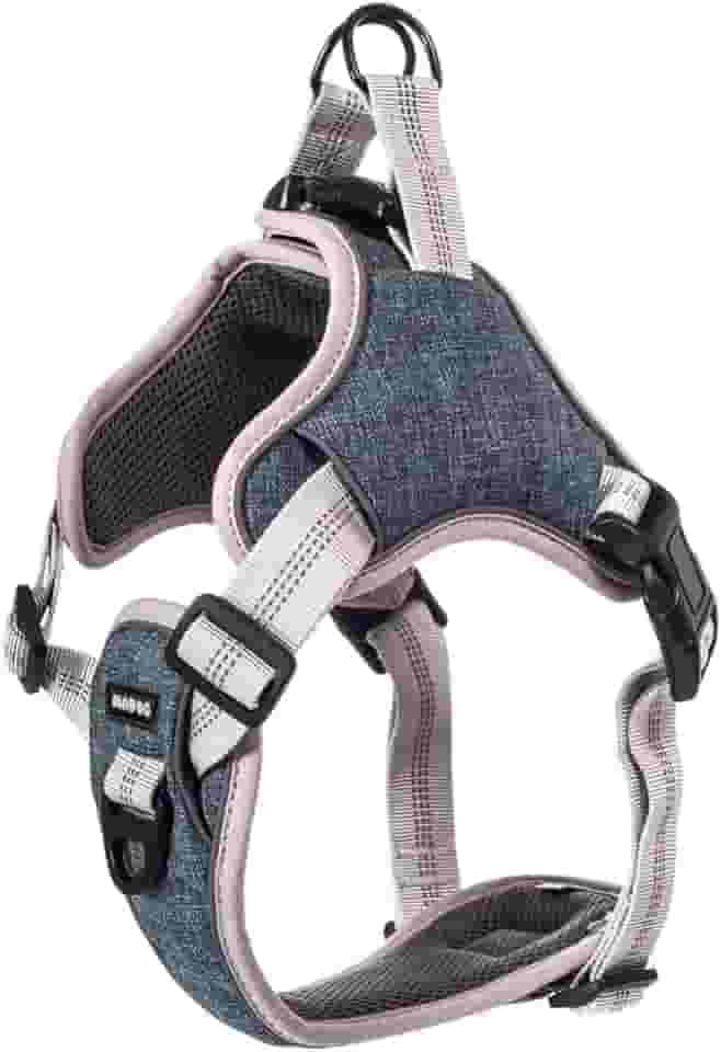 Coleira Peitoral Antipuxão para Cachorro MADOG Comfort (Azul, M)