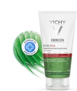 Vichy Dercos Micro Peel, Shampoo Anticaspa Esfoliante com Ácido Salicílico e Piroctona Olamina, Limpeza Profunda e Ação Calmante, Elimina a Caspa Visivelmente desde o 1º Uso, 150ml