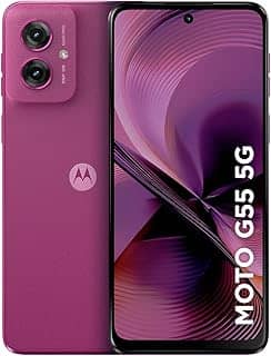 Smartphone Motorola Moto g55 5G - 256GB 16GB (8GB RAM+8GB Ram Boost) e Camera 50MP com AI NFC Tela 6.5' com Superbrilho - Rosa