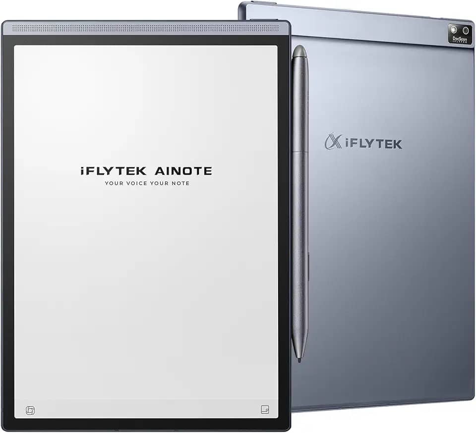 iflytek AINOTE Air 2 com caneta Stylus, tablet AI de 20,8 cm, para anotações, suporte para notebook digital, transcrição de voz para texto, bate-papo em vários idiomas para trabalho/reuniões/estudo
