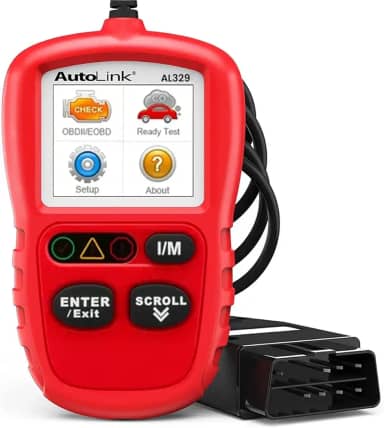 Autel Leitor de código Autolink Al329 (atualizado AL319) Scanner OBDII