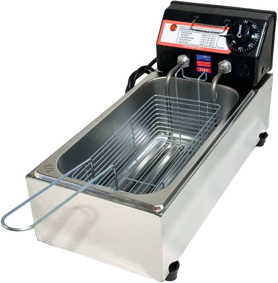 Fritadeira Elétrica Industrial Econômica Cuba 3L (110, Volts)