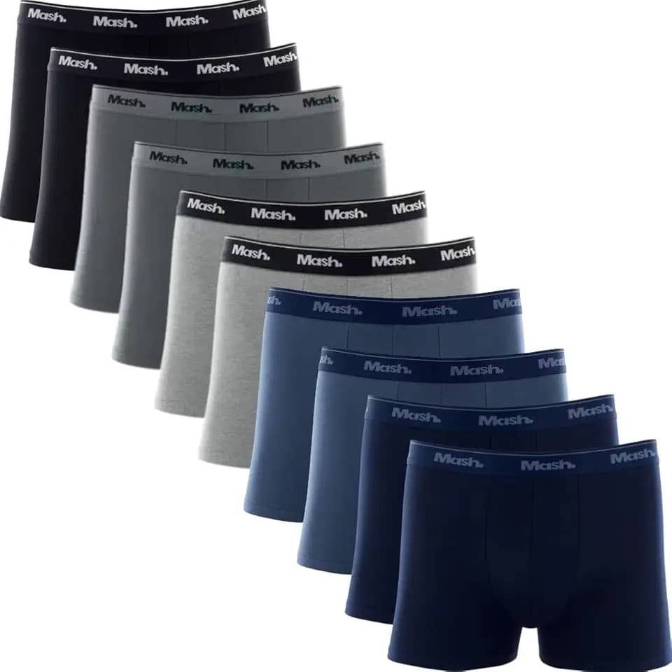 Kit 10 Cueca Boxer Mash Algodão Masculino