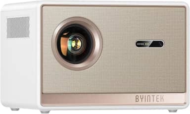 BYINTEK Projetor T5 Max,projetor 4k 1080P Full HD,Foco Automático,WiFi Inteligente e Projetor BT 5.0 Android™ TV 11.0 OS(Licensed),Suporte 1000 ANSI Lumens,Para Home theater,camping ao ar livre,festas
