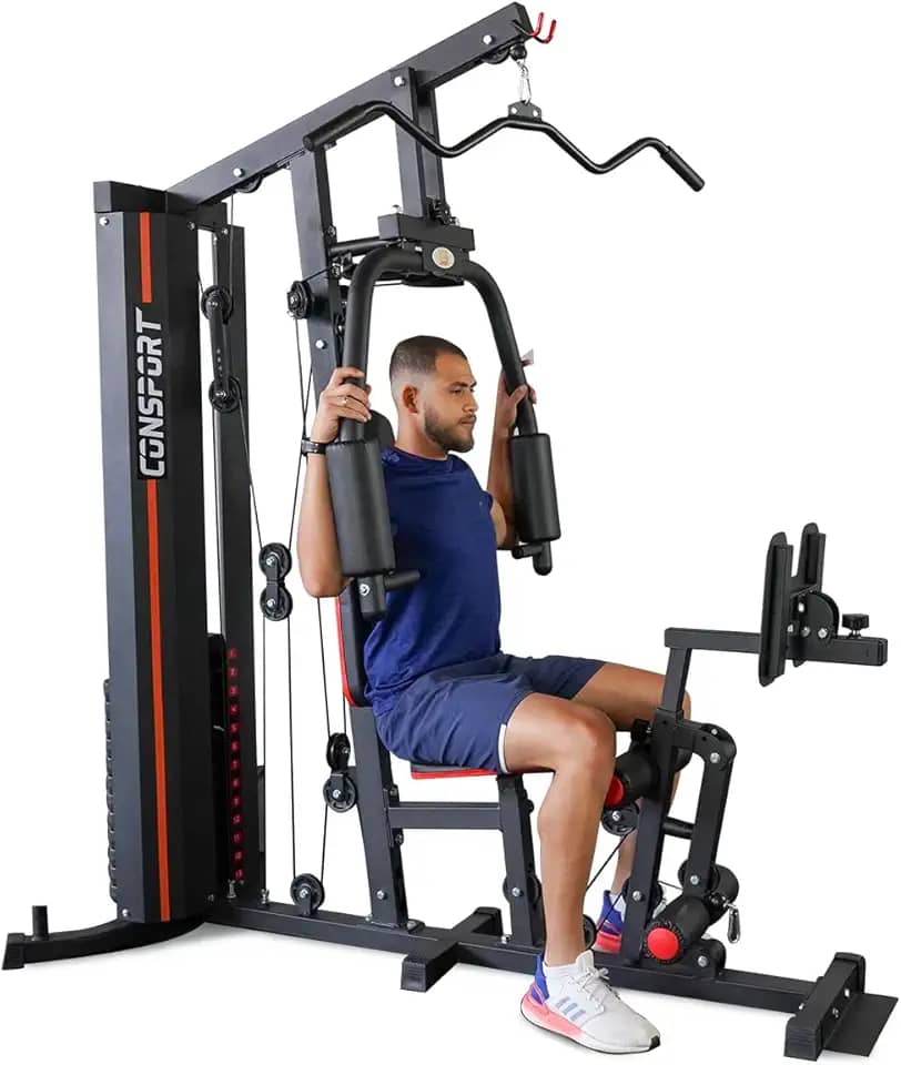 Estação de Musculação Fit Completa Academia Multifuncional 80kg Consport