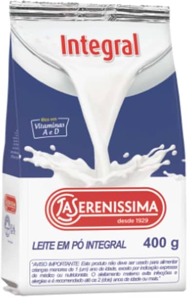 Leite em Pó Integral - 400g