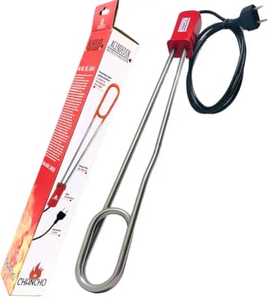 Acendedor Elétrico Aço Inox Para Churrasqueira Carvão Lareira Lenha Chancho 650w 127v