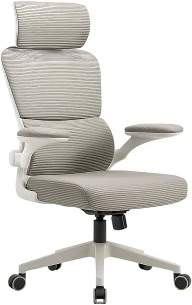 Cadeira de Escritório VMSTARK Ergonômica com Encosto Reclinável, Apoio de Braços 90°, Rodízios e Altura Ajustável – Conforto para Home Office, Estudo e Trabalho