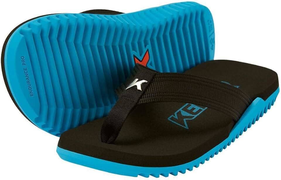 Chinelo Kenner NK6 Pro Azul e Preto