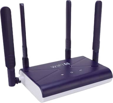 Luqeeg Roteador Sem Fio, Velocidades Rápidas de Internet WiFi6 4G 5G CPE LTE 300MBPS 4 Antenas Roteador de Internet Sem Fio com Slot para Cartão SIM para Telefone Laptop PC