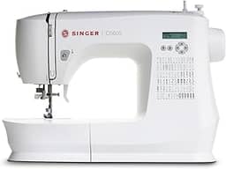 Máquina de Costura Eletrônica SINGER C5605 127V | 80 Pontos com 180 Aplicações | LCD, Passador de Linha, Caseado Automático, Braço Livre | Portátil | Ideal para Uso Doméstico