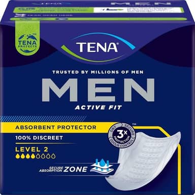 TENA Absorvente Protetor Masculino Tena Men Active Fit 10 Unidades
