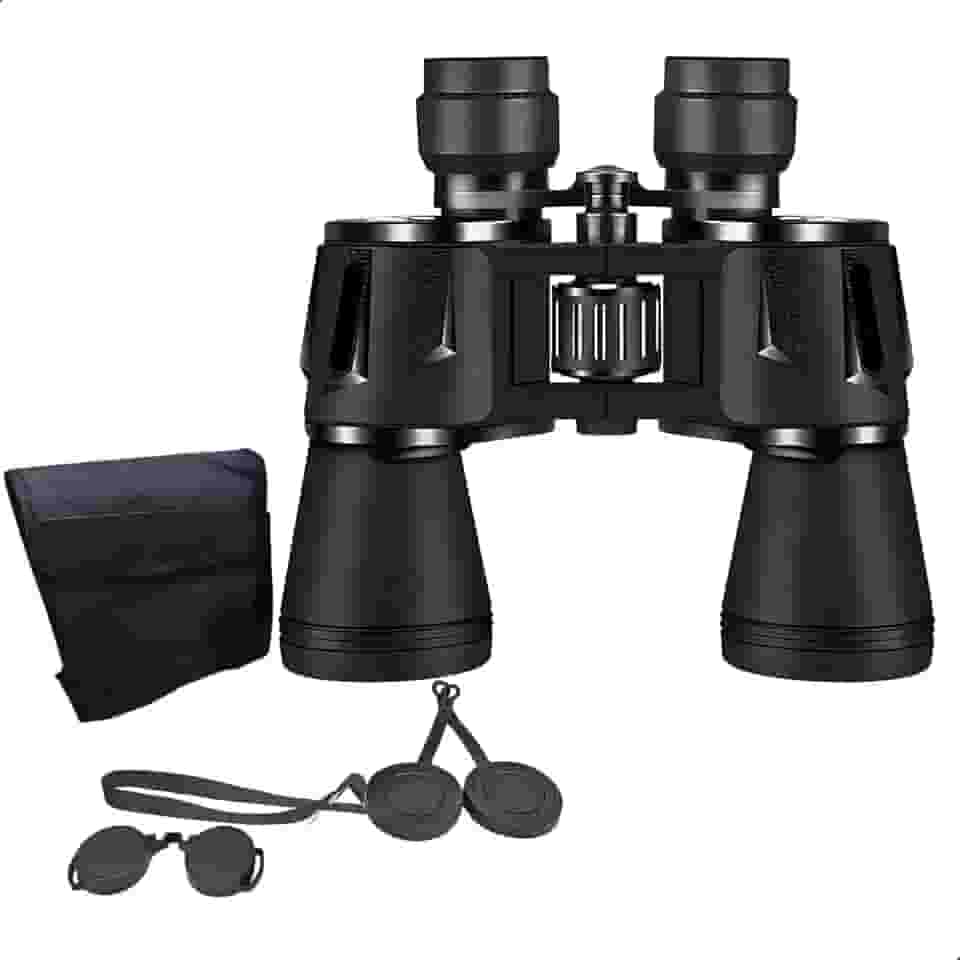 Binóculo Profissional De Longo Alcance 20x50 Lente Alta Definição - Zoom Visão Com Pouca Iluminação Portátil Impermeável Regulagem de Foco