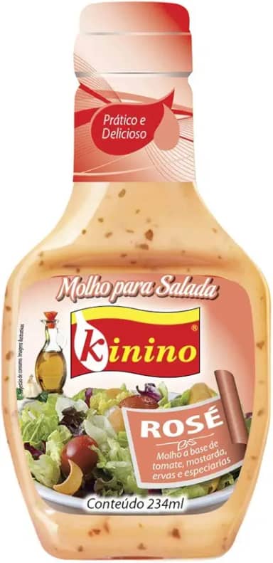 MOLHO SALADA ROSE KININO 234ML