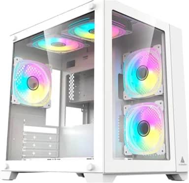 PC GAMER AGARON RYZEN 5 4600G - AQUARIO BRANCO - SSD 240GB