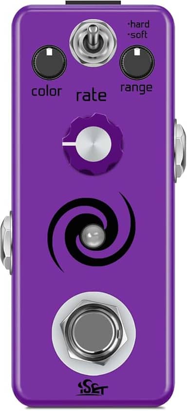 ISET Pedal Analógico Galaxy Flanger Para Guitarra Elétrica E Baixo True Bypass