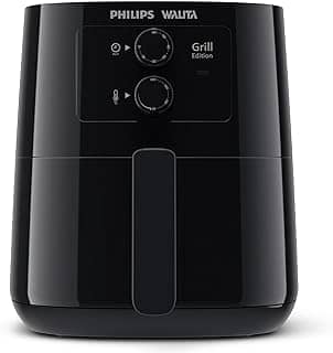 Fritadeira Airfryer Série 3000 Grill Edition, Philips Walita, com 4.1L de capacidade, Preta, 1400W, 220v - HD9202/90