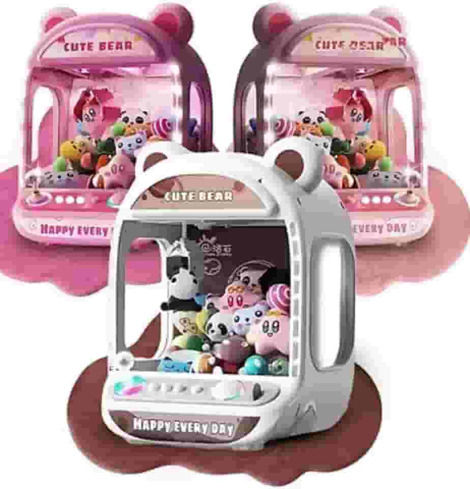 Mini Máquina de Pegar Bichinho Infantil – Brinquedo Interativo com Luzes e Sons | Diversão para Crianças, Festas e Dia das Crianças