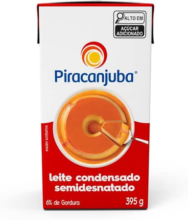 Piracanjuba - Leite Condensado Semidesnatado, 395g