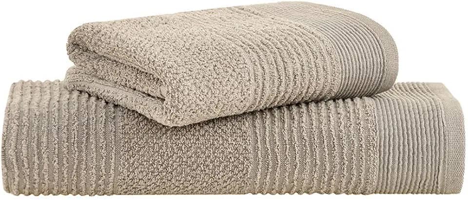 Jogo de Toalhas Buddemeyer Maya Extra Soft Banho Kaki 2 peças