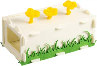 Bothyi Túnel para hamsters, abrigo para porquinhos-da-índia, design removível e leve para hamster sírio, material de feltro para gerbil, abrigo para roedores, 20x9x8cm