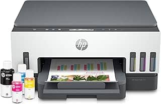 Impressora Multifuncional HP Smart Tank 724 Tanque de Tinta Colorida Wi-Fi Scanner Duplex. Funções: Imprimir, Copiar, Digitalizar. Cor: Branco (2G9Q2A)