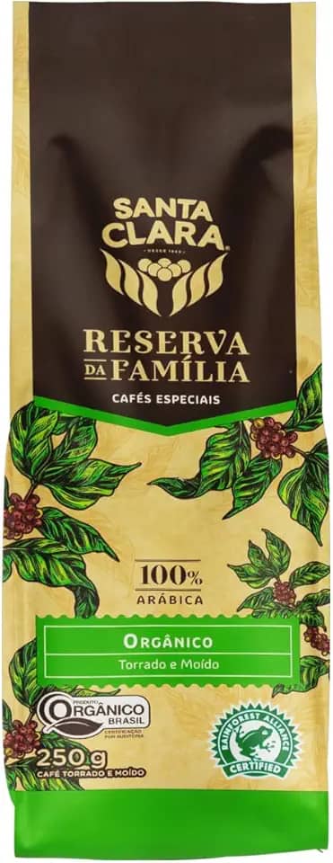 Café em pó Santa Clara Reserva da Familia Orgânico 250g