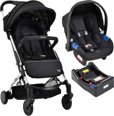 Carrinho de Bebe Bebe Conforto Base Burigotto Zap Metal Prata