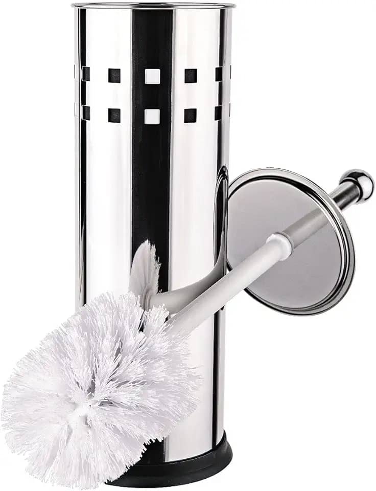 Euro Home - Escova Sanitária com Suporte em Aço Inox - BAN6682