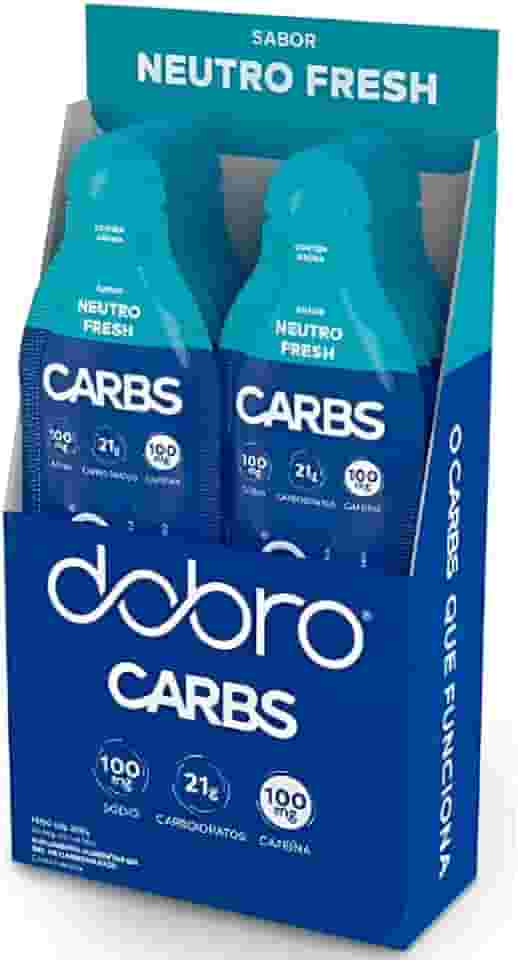 Carbs Gel Dobro sabor Neutro Fresh com Cafeína (10un x 30g)