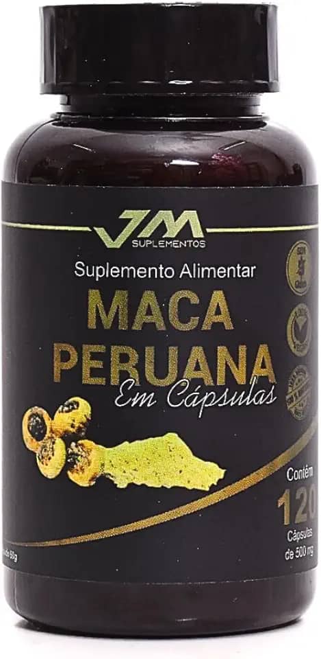 Maca Peruana Original 120 Capsulas JMSuplementos