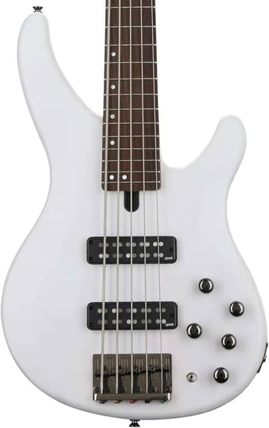 Contrabaixo Elétrico 5 cordas TRBX 505 TWH Translucent White Yamaha