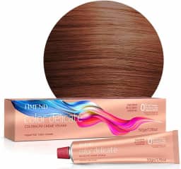 Coloração Amend Color Delicaté, 50g, Livre De Gluten, Parabenos E Óleo Mineral, Livre De Ppd* E Amônia, Hipoalergênica E Demartologicamente Testada, Proteção Contra O Ressecamento, Nutrição Avançada E Controle Do Frizz (7.43 Louro Médio Acobreado Dourado)