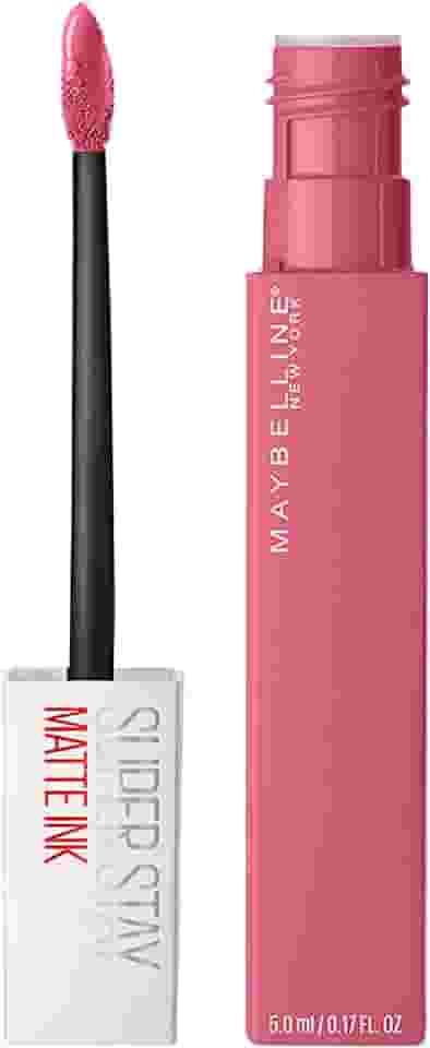 Maybelline SuperStay Matte Ink Batom Líquido Matte Longa Duração 16H com Aplicador Preciso, Não Transfere e Cor Intensa, Acabamento Matte Confortável, Cor 120 Inspirer Rosa Magenta, 5ml