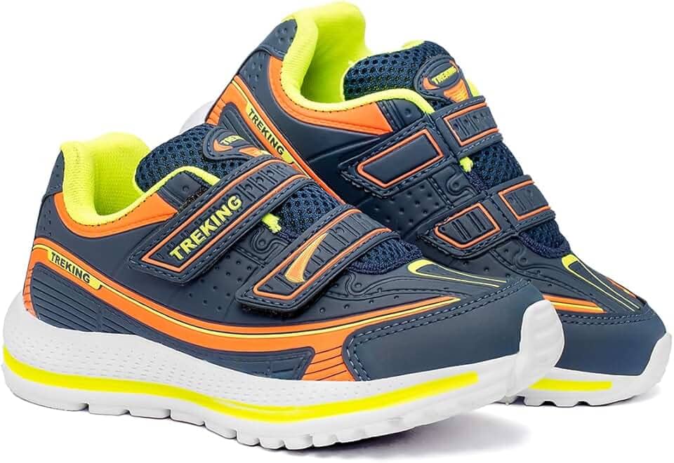 Tênis Infantil em sintético com sola em borracha. Perfeito e resistente para o dia a dia agitado do seu pequeno!