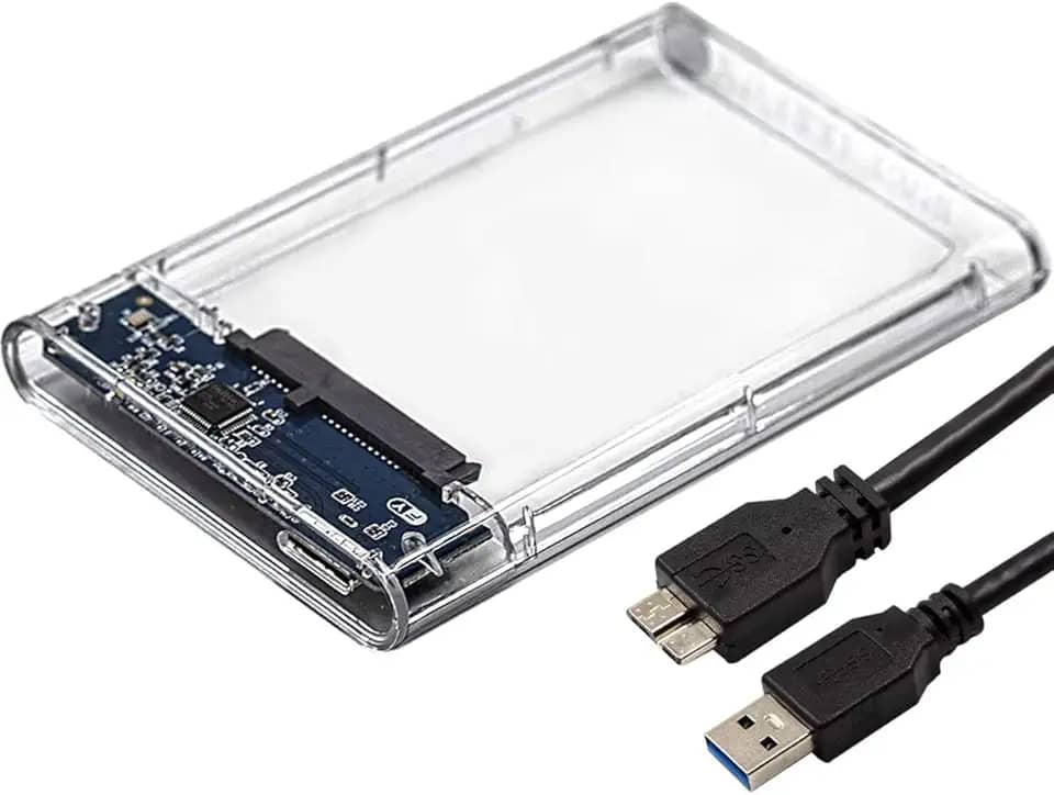 Case Transparente Para Hd Externo 2.5 SATA Notebook Usb 3.0 - PRIME TECH