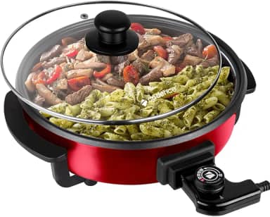 Panela Elétrica Multifuncional Vermelho, 110v, Cadence