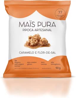 Mais Pura Pipoca Sabor Caramelo E Flor De Sal 50G