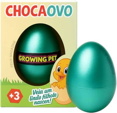 Brinquedo Choca Ovo Colorido de Pintinho Supresa, Ovo Surpresa Quebra na Água, Cores Sortidas, 01 Unidade