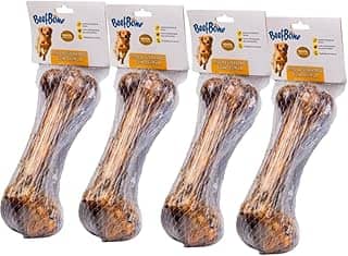 Beefbone Osso Natural Defumado para Cachorro, 200g, 4 Unidades, Sabor Suíno