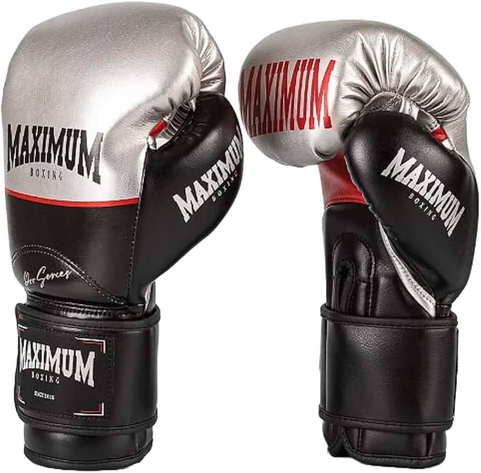 Luva De Muay Thai Boxe Kickboxing Profissional - Maximum Pro Series