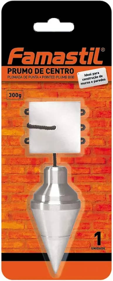 Famastil Prumo De Centro Metalico 300G