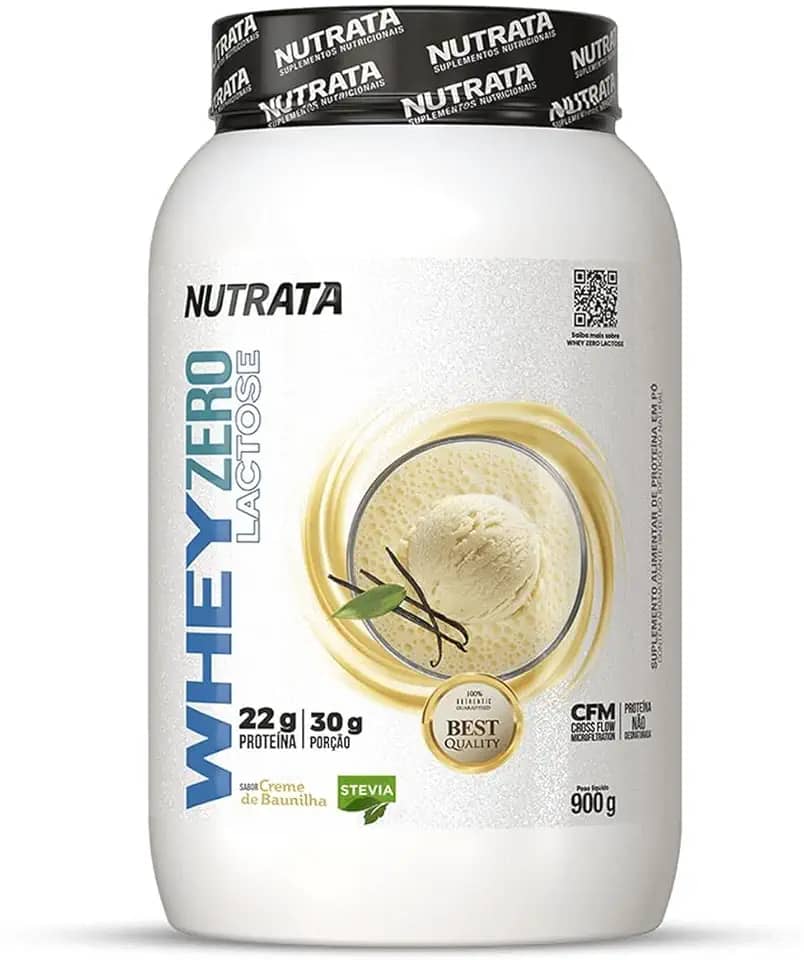 Whey Zero Lactose Sabor Baunilha 900g