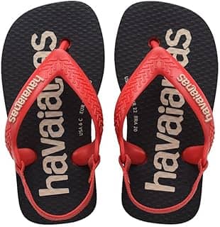 Chinelo Havaianas Baby Logomania - COR:Vermelho;TAMANHO:20