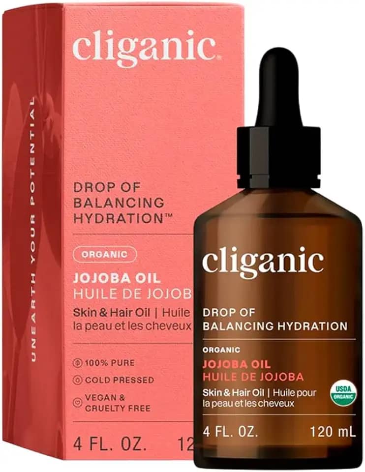 Óleo de J.o.j.o.b.a Orgânico Cliganic 120ml Importado