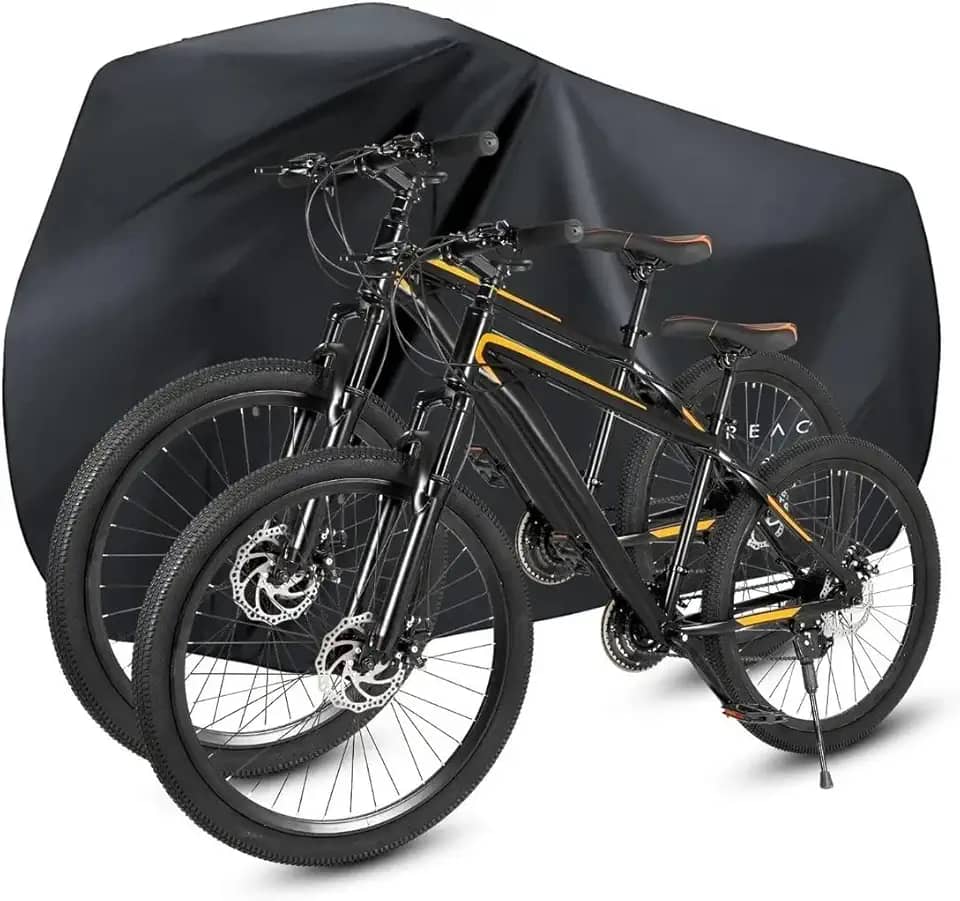 Capa de Cobrir Bicicleta Bike em Couro Aro 24/26/29 Forrada Impermeável e Anti UV