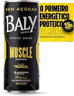 Pack Energético Baly Zero Açúcar com Proteína | O Único Energético com Proteína do Mundo | Energia Imediata e Saudável | Sabor Refrescante | Exclusivo e Inovador